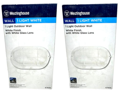 Westinghouse - 67835 - Matte White Switch Incandescent Light Fixture (2-BOXES)