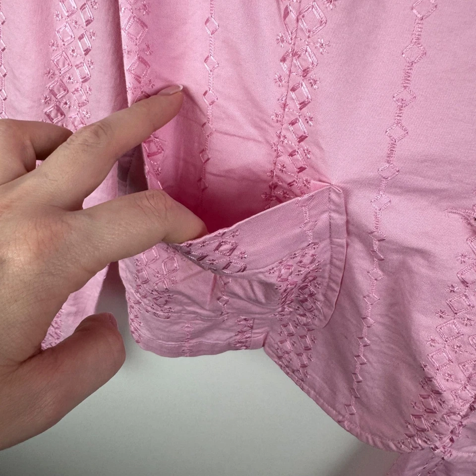 Aziz VTG Blazer and Pants Set Small Pink Embroidered Suit Coquette Y2K Retro - Image 2 of 4