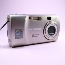 Olympus Digital Camera Camedia C-315 Zoom 5.1MP Silver Tested