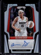 2025 Panini WNBA Prizm Allisha Gray Signatures Auto #SG-AG Dream