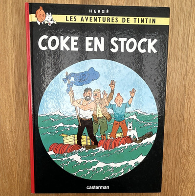 Tintin Coke en Stock (French Edition)- 2011 Casterman Facsimile- Hardback