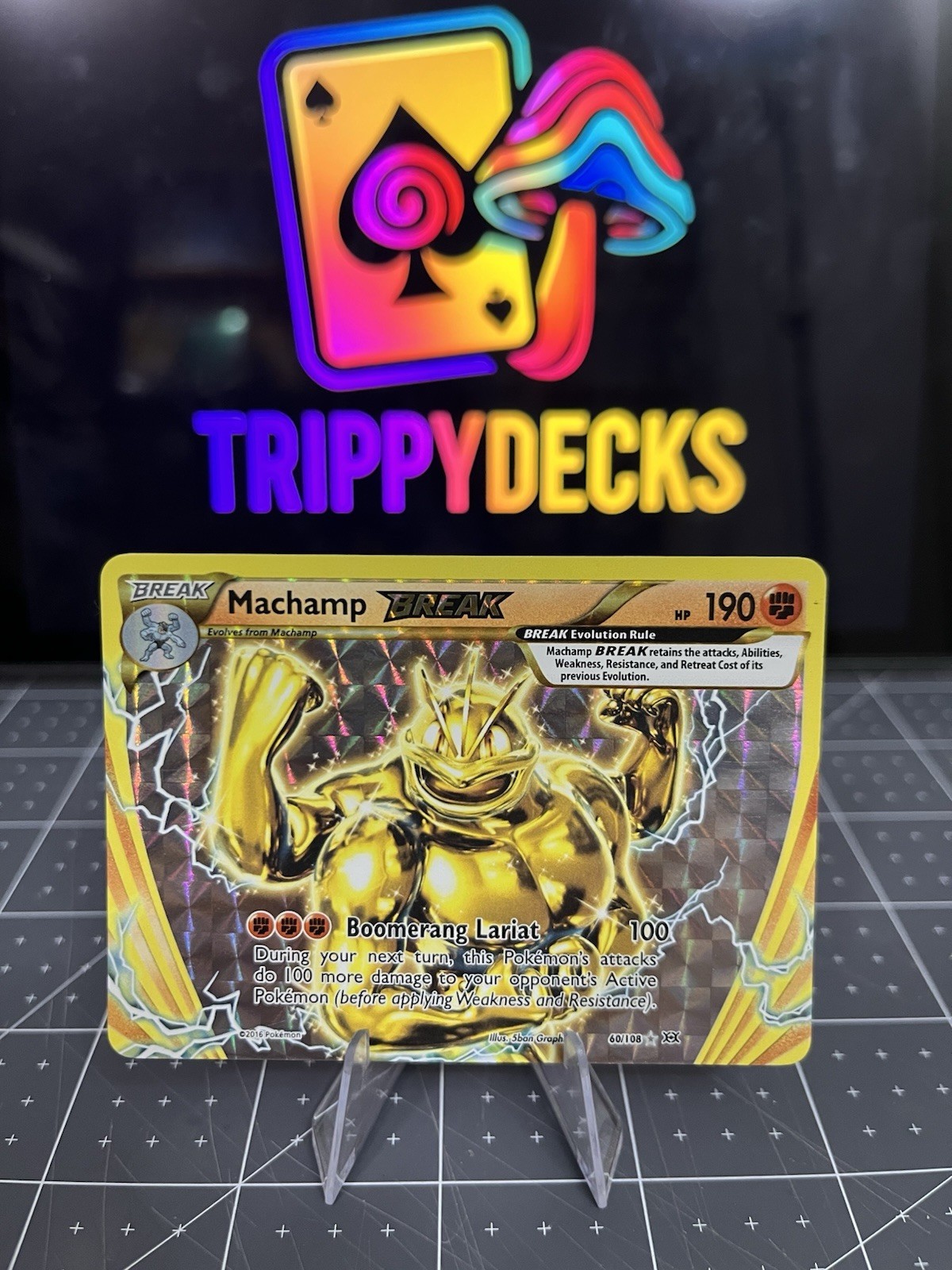 Machamp Break 60/108 XY Evolutions NM Holo English Pokemon Card 2016