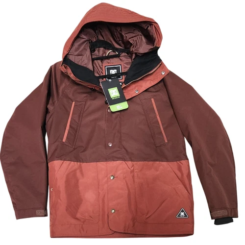 DC Shoes Men's M Paramount 15K Insulated Snowboard Ski Jacket Hooded Red NWT - product listing photo