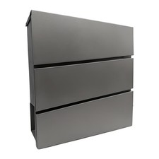 Image of Letterbox mailbox mailbox mailbox letterbox mailbox with newspaper compartment