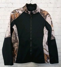Yukon Gear Jacket Mossy Oak Pink Black Camo Soft Shell Full Zip Women  s Small