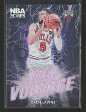 2023-24 Hoops #22 Zach LaVine High Voltage Chicago Bulls (M)