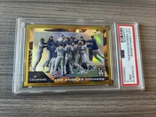 2025 Topps Chrome Los Angeles Dodgers Champion #CHAMP16 MINT 9 (SEND OFFERS) 