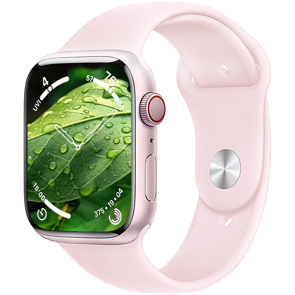 Apple Watch Series 9 41 mm Aluminium GPS+Cellular Pink-Sport Band *Wie Neu*