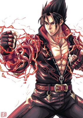 Anime games video game characters boys tekken 6 7 jin Custom Gaming 11x17 Poster