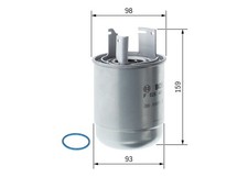 KRAFTSTOFFFILTER FÜR NISSAN QASHQAI II (J11, J11 ) - BOSCH F 026 402 289