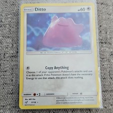 Pokémon Ditto 17/18 Detective Pikachu Rare Basic 60HP Shapeshifter Card on eBay