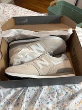New Balance 574 Classic Sneakers Blue White Suede — listing 5