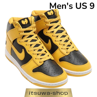 Nike Dunk High Retro PRM Wu-Tang Clan Black and Pollen (Herren) HJ4320-001