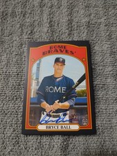 bryce ball 2021 topps heritage rookie black auto braves #RQA-BBA 46/50