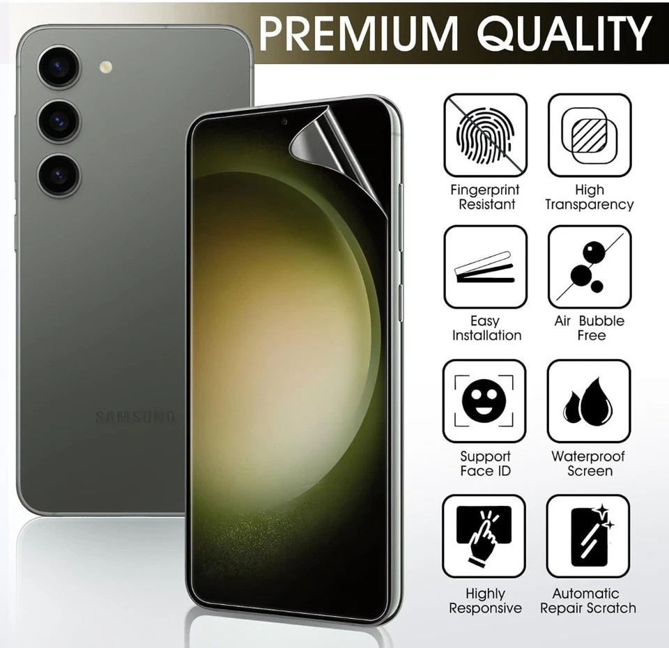 Hydrogel Screen Protector Film For Nokia G42 C32 C22 G10 G11 XR21 C02 C01 G22 — 第 2/4 张图片