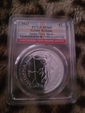 2013 Britannia Snake Privvy PCGS MS69