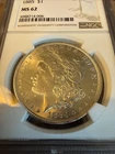 1885 Morgan Silver $1 Dollar Coin NGC MS 62