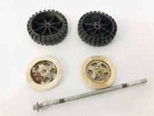 Tonka Slim Thin Tires With White Hubcaps And Axel Vintage 1960s