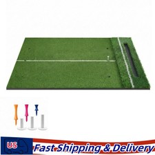 4x5/6FT Golf Mat,Golf Hitting Mat,Dual Turf Golf Practice Mat w/ Thick Base NEW