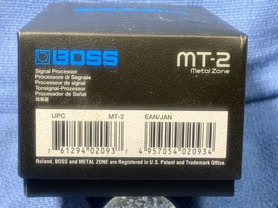 Boss MT-2 Metal Zone Distortion Pedal Guitar go with Sound Effect