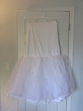 NWT David's Bridal A-Line/Trumpet White Petticoat - Size L