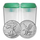Lot of 40 - 2021 $1 Type 2 American Silver Eagle 1 oz BU