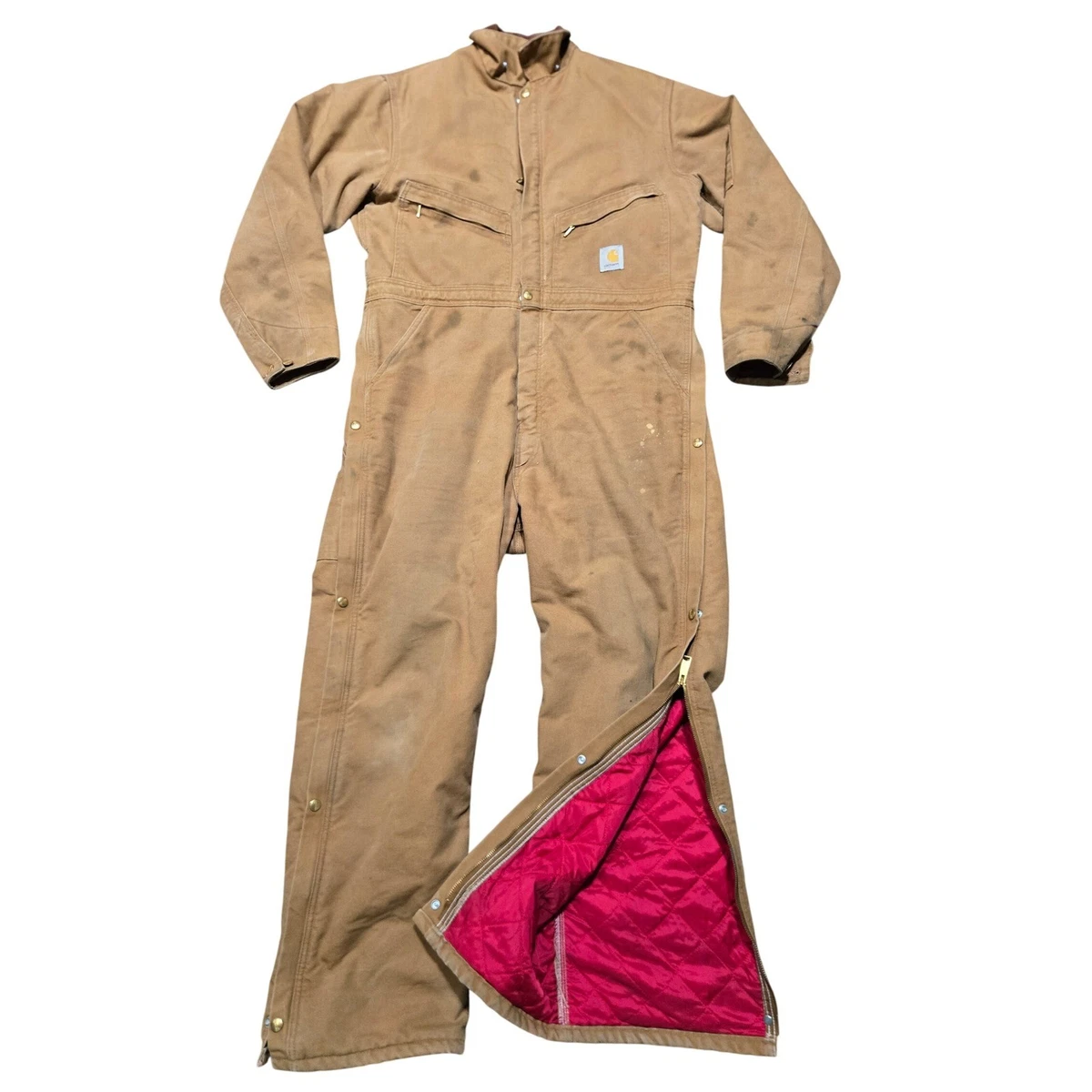 ジャケット・アウター Carhartt duck coverall beige vintage ジャケット・アウター Carhartt duck coverall beige vintage 90's 90s