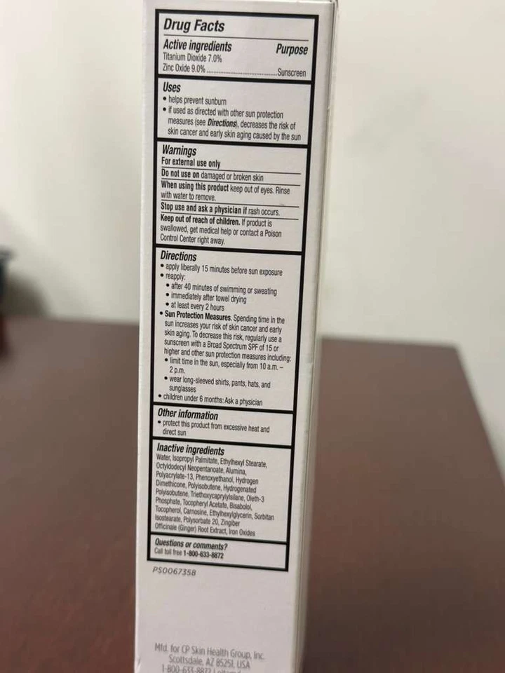 Elta MD TINTED UV Physical Broad Spectrum SPF 41 3 oz EXP 03/27 *New, Sealed* - Image 4 of 4