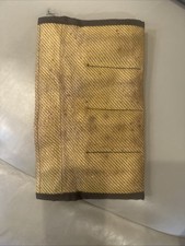 Vintage Harmonica Bag Case for 12pcs Harps Folding Canvas Webb Straps Monroe VA