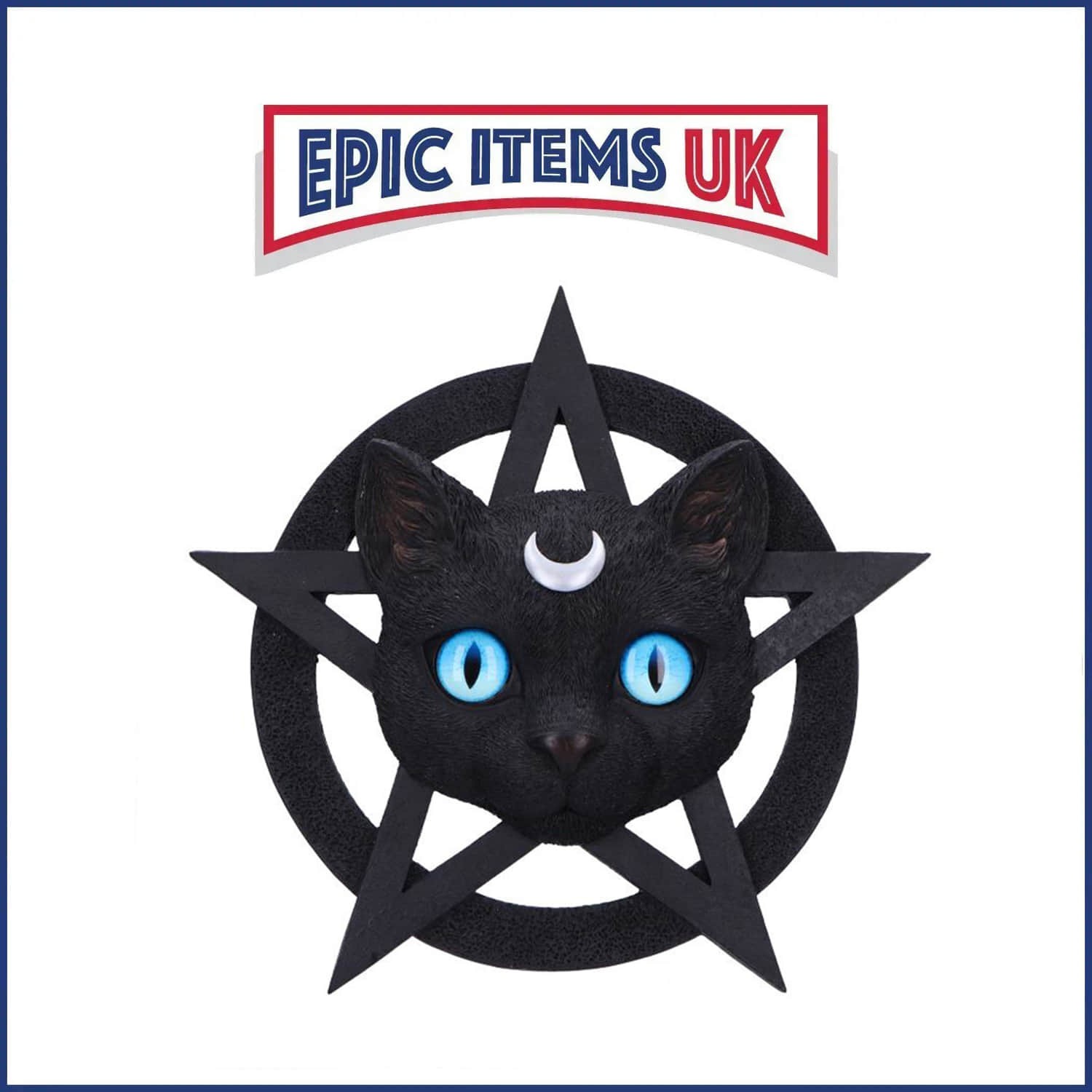 Nemesis Now Feline Worship Cat Pentagram Wall Plaque 25.5cm - IN STOCK