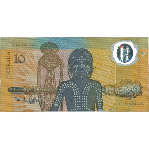 1988 Australia 10 Dollars Banknote (BAN588-) - Picture 2 of 2