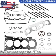 Head Gasket Bolts Set HS26232PT for 2002-2011 Toyota Camry Highlander Rav4 Solar