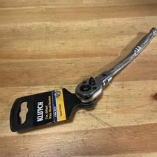 Klutch 1/4” Drive 7” Offset Flex Head Ratchet 72 Tooth 52302