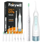 Fairywill Electric Sonic Toothbrush USB Cordless Water Flosser Oral Irrigator
