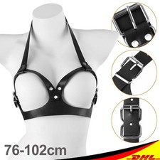 BDSM Bondage Set Sex Spielzeug für die Paare Brust Fesseln für Frau Damen Leder