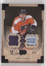 2013-14 Upper Deck Artifacts Black Patch/Tag 2/5 Luke Schenn #51 Patch Tag 1j8