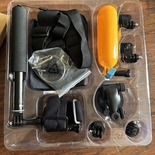 GoPro Floating Grip, Chest Belt, Head Strap-Suction Cup Tripod Mount ACCESSORIES
