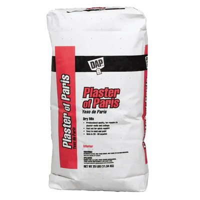 25 Lbs. White Dry Mix Plaster of Paris