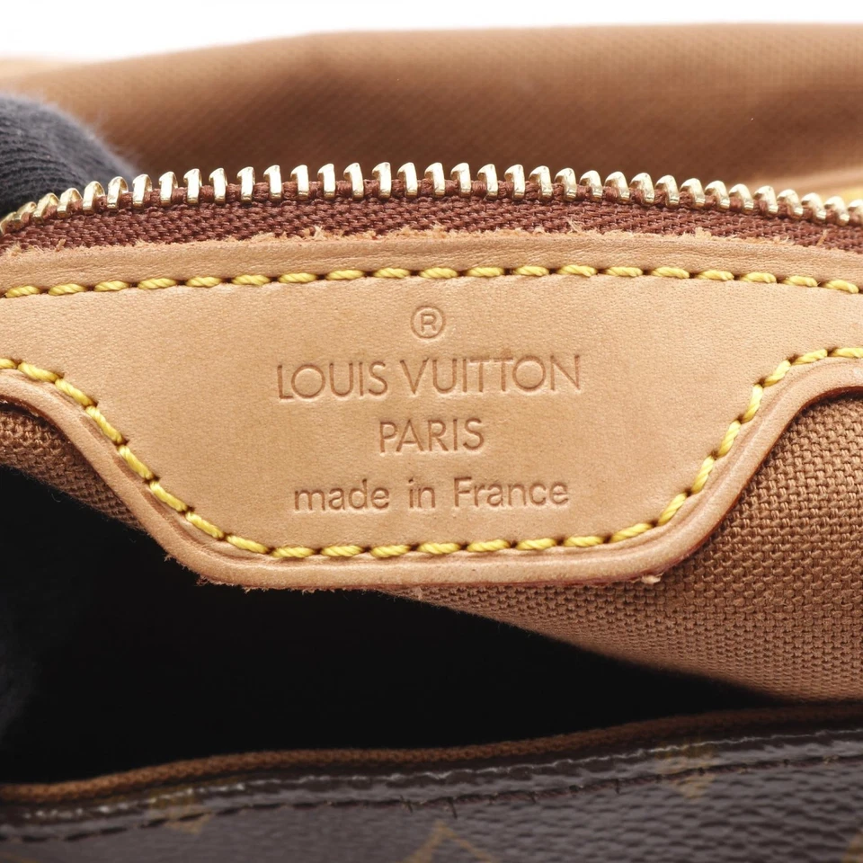 Bolsa de ombro Louis Vuitton mini looping M51147 monograma lona usada feminina LV - Imagem 4 de 4