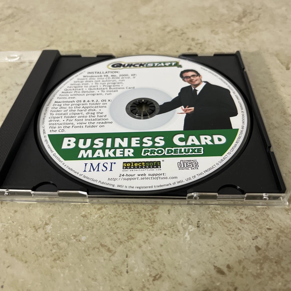 Quick Start Business Card Maker Pro Deluxe IMSI - Image 2 of 3