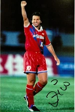 Zico Signed 6x4 Photo Kashima Antlers Flamengo Brazil Genuine Autograph + COA