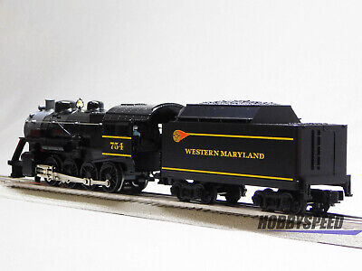 LIONEL WESTERN MARYLAND LIONCHIEF 2-8-0 STEAM ENGINE 754 O LIONEL WESTERN MARYLAND LIONCHIEF 2-8-0 STEAM ENGINE 754 O