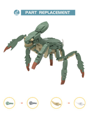ZITIANYOUBUILD The Acklay 405 PCS from Sci-fi Movies Christmas Present