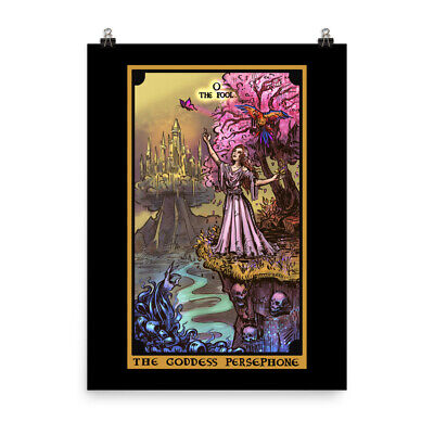 The Goddess Persephone The Fool Tarot Card Greek Myth Hades T-Shirt The Goddess Persephone The Fool Tarot Card Greek Myth Hades T-Shirt