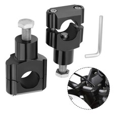 1" Handlebar Risers Mount Clamp Universal For ATV Dirt Pit Bike Motorcycle 25mm