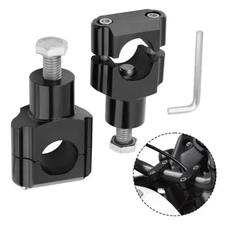 1" Handlebar Risers Mount Clamp Universal For ATV Dirt Pit Bike Motorcycle 25mm