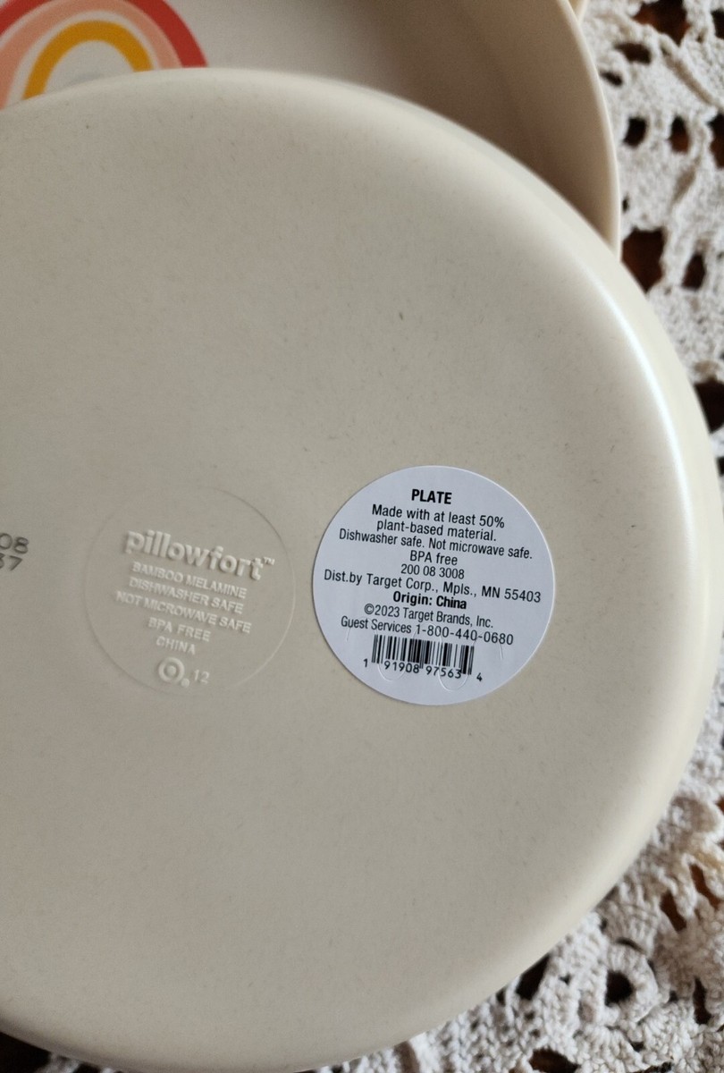 Target Pillowfort Plates Four (4) Pillowfort™ UNICORN RAINBOW