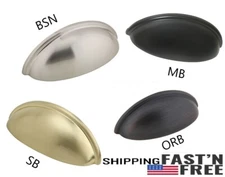 3" Bin Cup Drawer Handles Pulls Cabinet  Hardware  6P/10P/25P