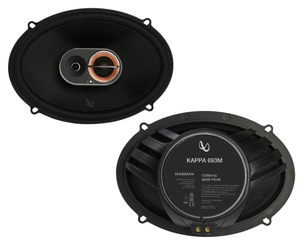 Infinity Kappa Front & Rear Door Truck Speakers for 2015-2022 Ford