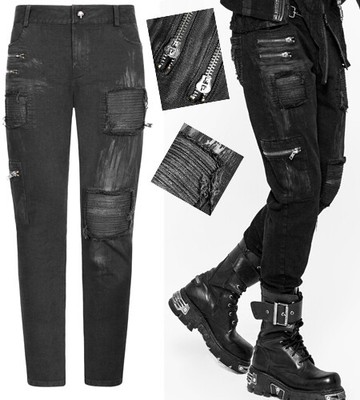Distressed ripped jeans pants trouser 